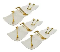 Comprar Plato Copetinero 3 Divisiones 6 Pinchos Picada Bazar X3