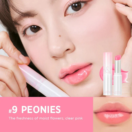 Labial Coreano Rom&nd Glasting Melting Balm Romand Original 09 Peonies