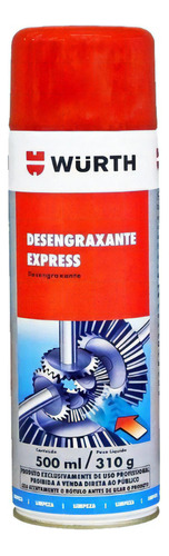 Wurth Desengraxante Express Spray Limpa Motor Óleo Rodas