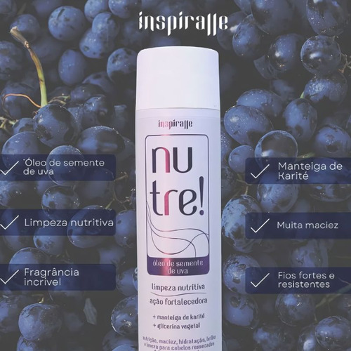 Kit Duo Semente De Uva Shampoo E Condicionador Inspiralle