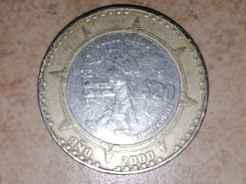 Moneda De  20 Pesos Fuego Nuevo