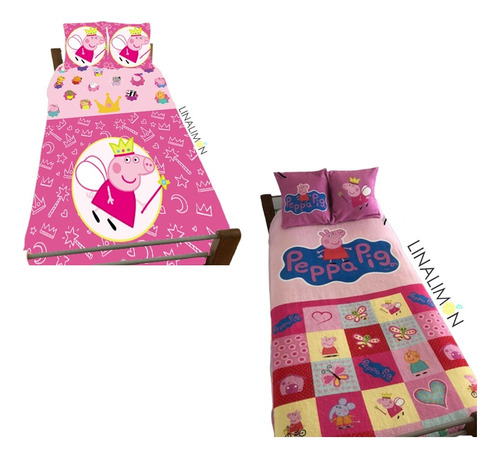 Manta Polar Soft 1 1/2 Peppa Pig Princesa