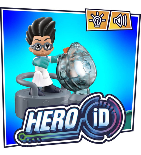 Vehículo De Construcción Pj Masks Romeo Con Luces Y
