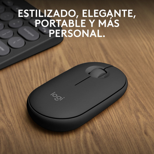 Mouse Inalámbrico Logitech Pebble 2 M350s, Bluetooth, Grafit