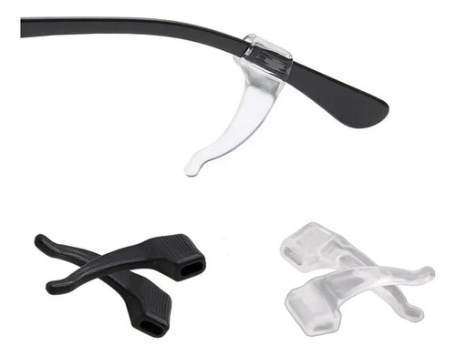 Gancho Soporte Para Lentes Gafas Silicon 2 Pares