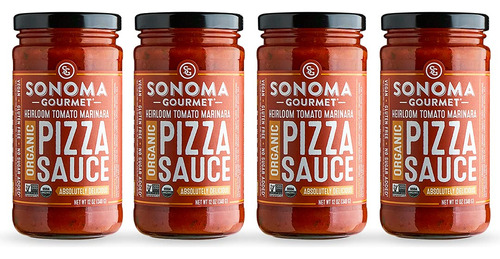Sonoma Gourmet Heirloom Salsa De Pizza De Tomate | Hecho Con