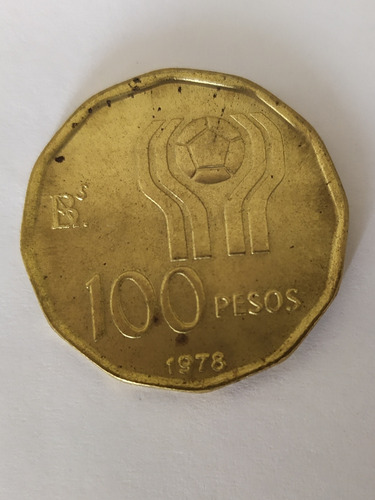 Moneda De 100 Pesos Del Mundial 1978 Argentina