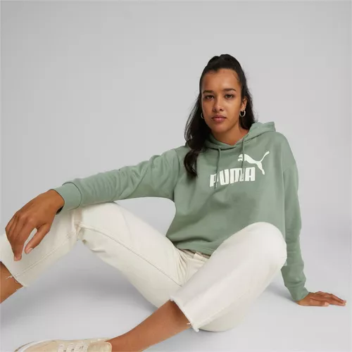 Sudadera Mujer Puma Classic Logo Laurel Verde