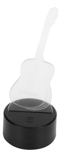 Lámpara Con Interruptor Táctil 3d Para Guitarra, Luz Nocturn