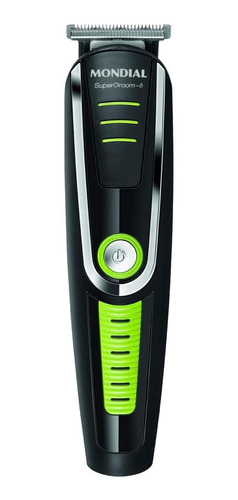 Imagem 1 de 4 de Cortador de cabelo Mondial Super Groom 6 BG-04 6410-01 preto e verde 110V/220V