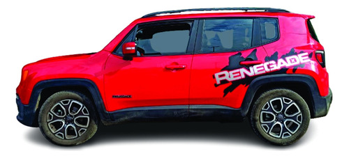 Stickers Salpicado Lateral Compatible Jeep Renegade 2 Piezas