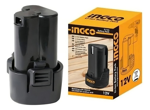 Batería Palito Ingco Professional S12 Bivolt de 12 V y 1,5 amperios