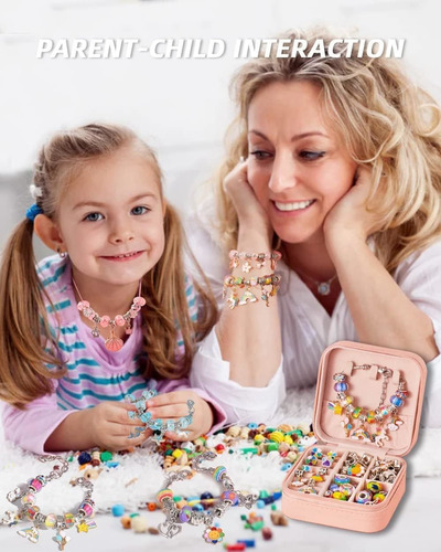 Set Para Hacer Pulseras Diy Charm Con Caja