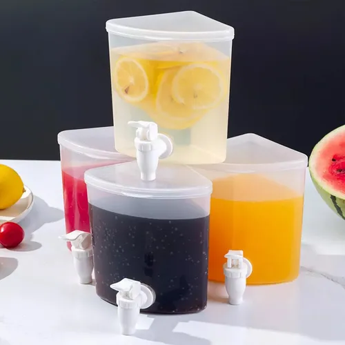 Dispensador Bebidas Líquidos Jugos Grifo 4 Jarras Giratorio