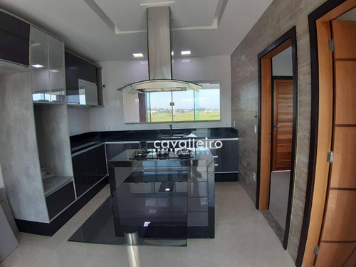 Casa De Luxo Em Cond. Próximo Ao Centro, 5 Quartos, Piscina E Área Gourmet, 262 M² Por R$ 1.300.000 - Centro - Maricá/rj - Ca4217