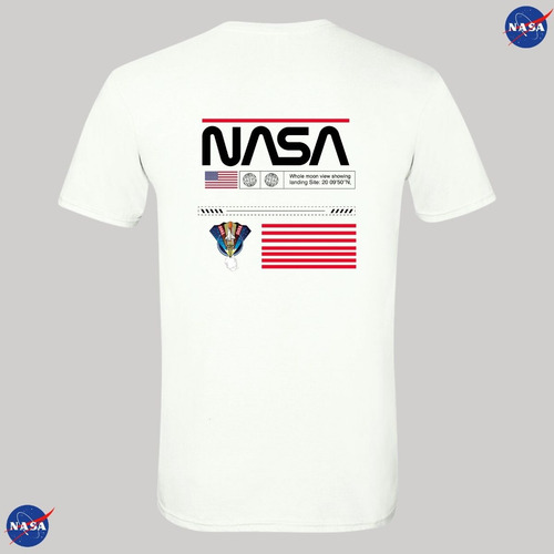 Playera Nasa Luna Hombre