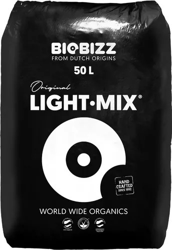 Sustrato Biobizz Light Mix Original 50 Lts Cultivo Indoor