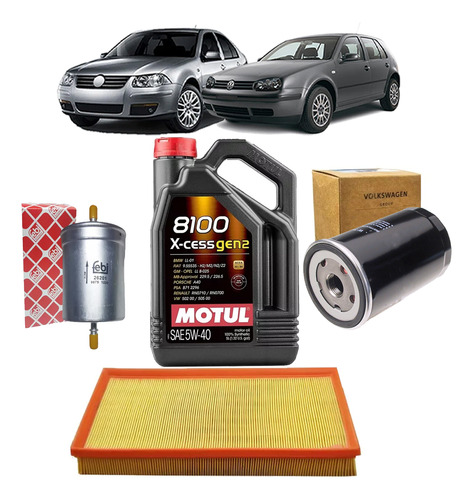 Kit Service Bora 2.0 2011 2012 2013 X3 + Aceite 5w40