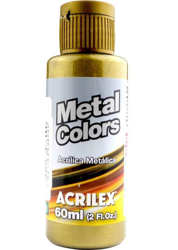 Tinta Metal Colors Bronze 556 60ml - Acrilex