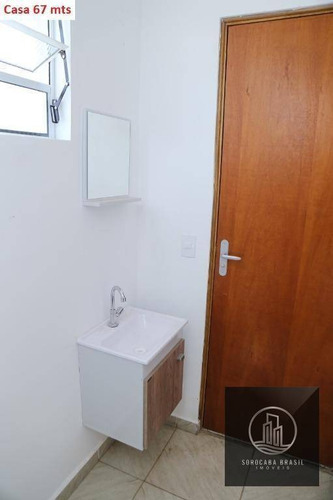 Imagem 2 de 23 de Sobrado Com 2 Dormitórios À Venda, 67 M² Por R$ 165.000 - Jardim Santa Esmeralda - Sorocaba/sp - So0195