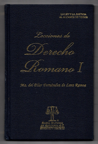 Ma. Del Pilar Fernández - Lecciones De Derecho Romano I 