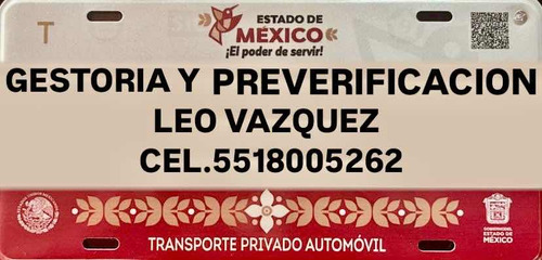 Gestoria Y Pre Verificación Vehicular Leo Vázquez