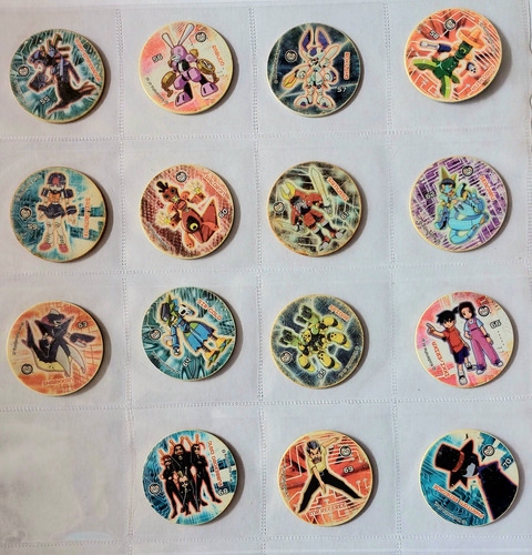 Semicolección Tazos 68/70 Medabots De Plástico Año 2002 (Usado)