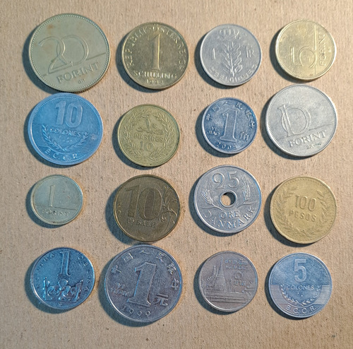 Monedas Del Mundo Incluye 10 Piastras Del Libano 1972. (Usado)