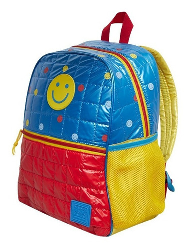 Mochila de jardim escolar Mooving KINDER SMILE cor multicolorida metálica kinder smile design 6123 13L