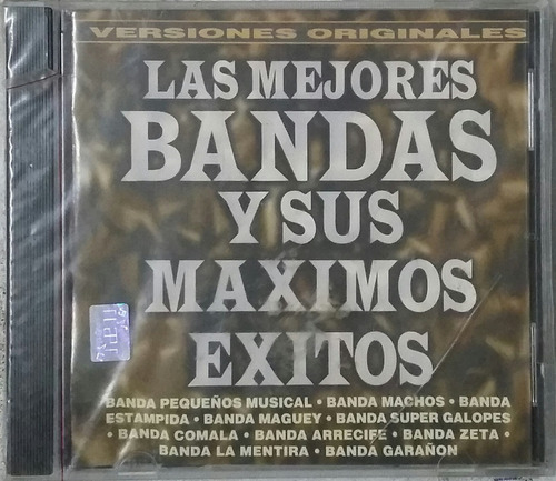 Cd Bandas + Machos Maguey Estampida Zeta Comala Mentira