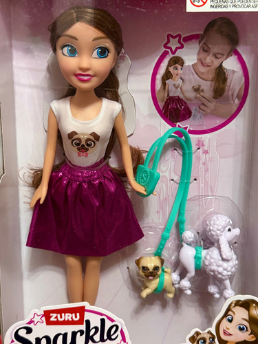 Muñeca Sparkle Girlz Con Mascotas