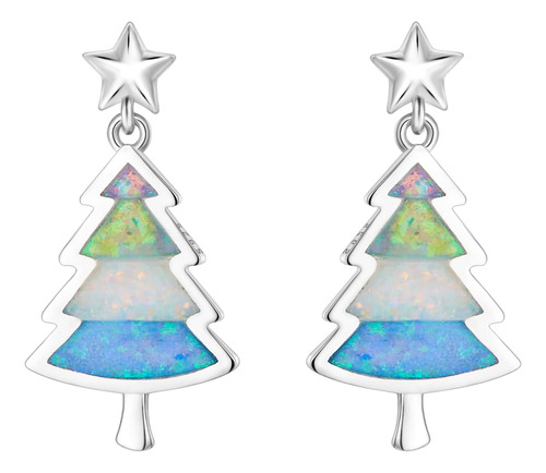 Pendientes De Árbol De Navidad Para Mujeres Y Niñas, Pendien