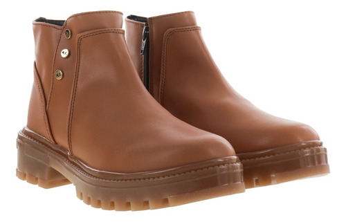 Imagen 3 de 4 de Botines Botas Dama Mujer Plataforma Chunky Erez