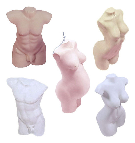 Molde De Silicona Para Velas Corporales De Varios Colores Pa