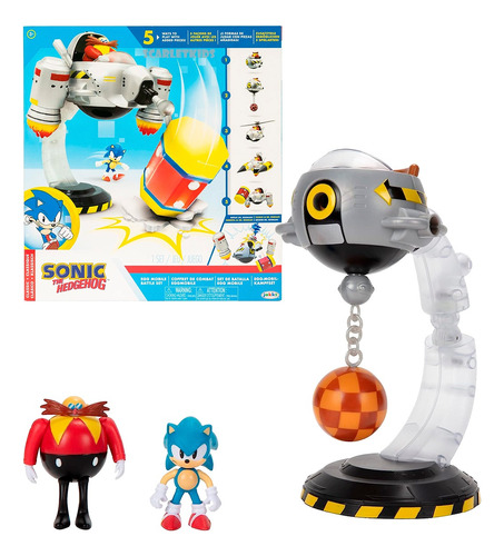 Sonic Dr Eggman The Hedgehog Accesorios Figuras Set Batalla