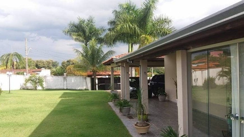 Imagem 2 de 9 de Chácara 1000m2 No Condomínio Zuleika Jabour, Casa Sede Com 4 Dormitórios Sendo 3 Suítes, 6 Banheiros, Piscina, Sauna,quiosque Com Ofuro,lazer Completo - Ch00207 - 70631780