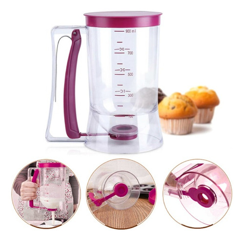 Dosador Dispensador  De Massas Para Panqueca Cupcake - 900ml