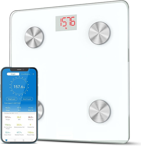 Balanza Smart Con App Para Celular Google Fit Apple Health