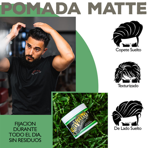 Suavecito Original Pomade Matte Crema Para Peinar 113gr