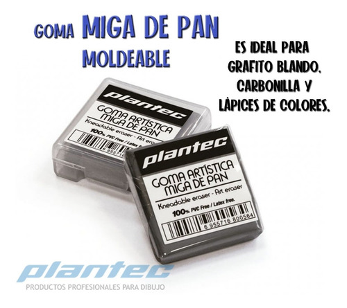 10 Gomas Plantec Miga De Pan Moldeable Dibujo Artística 