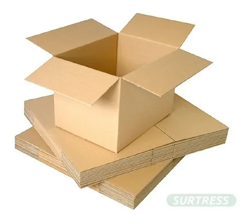 Caja Doble Triple 50x40x40 Hiper Reforzada X5 Unidades Marrón