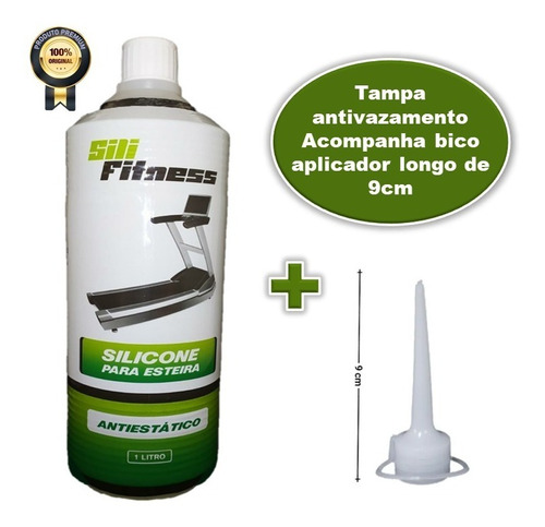 Silicone Lubrificante Puro Para Esteira Sili Fitness 1 Litro