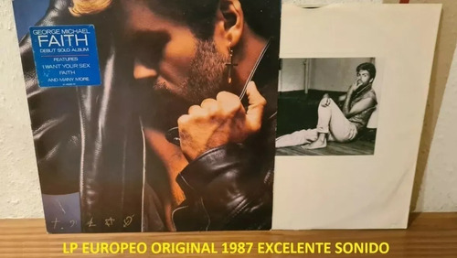 Vinilo George Michael Faith 1987 Escaso Lp Europeo