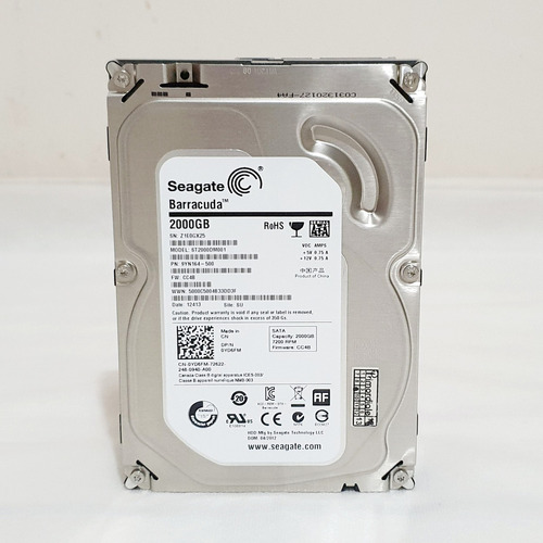 Disco duro interno Seagate Barracuda ST2000DM001 2TB
