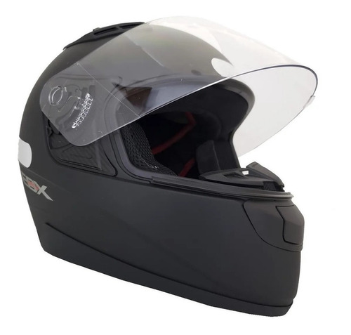 Capacete Para Moto Ebf E0x Com  Narigueira + Viseira Iridium