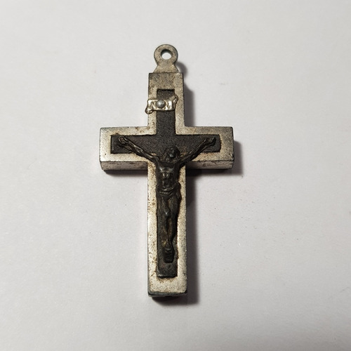 Imagen 3 de 9 de Antiguos Crucifijo Y Prendedor María Auxiliadora Mag 60082