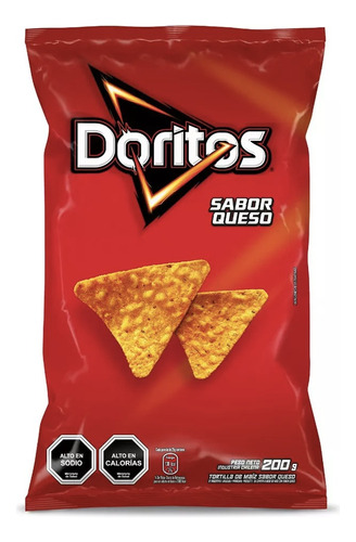 Doritos Snack Queso Bolsa De 200g