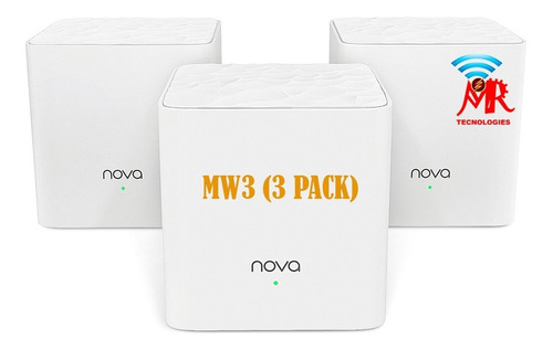 Nova Mw3 (3-pack)  Sistema Wi-fi Mesh Tenda Ac1200 3pack