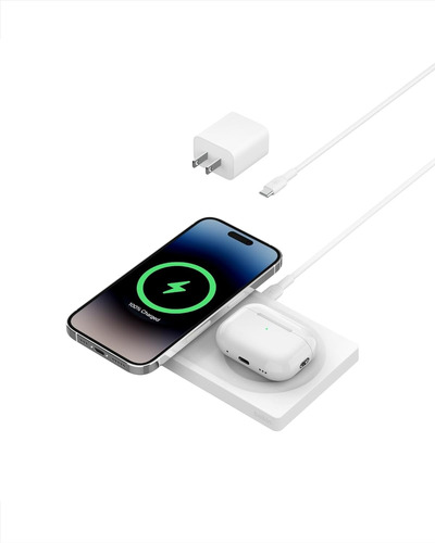 Cargador Inalambrico Belkin Magsafe iPhone 12 A 15 Y AirPods