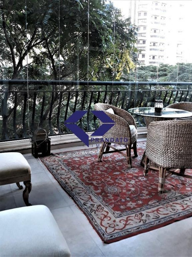 Imagem 4 de 15 de Apartamento Campo Belo Planta Quadrada 3 Suites 4 Vagas 226m² - Ap9373